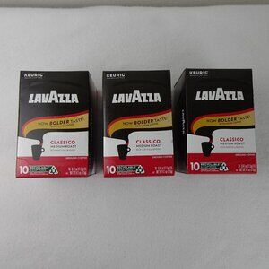 Lavazza Classico Medium Roast Coffee 30 Ct (3/10 Count) Keurig K-cup Pods